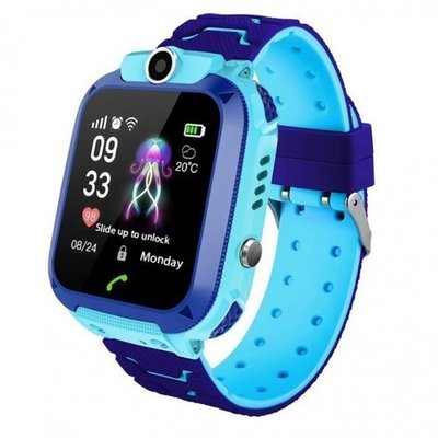 Дитячі Розумні Смарт Годинник Телефон c GPS Baby Smart Watch Q12 (з камерою) Original Синьо-Блакитні 1284748418 фото