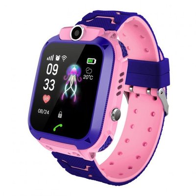 Смарт-годинник Smart Watch Q12 GPS з камерою Рожевий 1284748669 фото